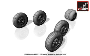 Roues du Mikoyan MiG-31 Foxhound Armory Models AW72025 au 1/72 – image 3