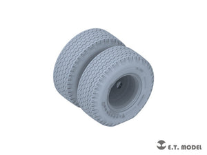 Roues affaissées pour semi-remorque de matériel lourd ET Model P35-119 US M747 (Kit Meng 1/35)  – image 2