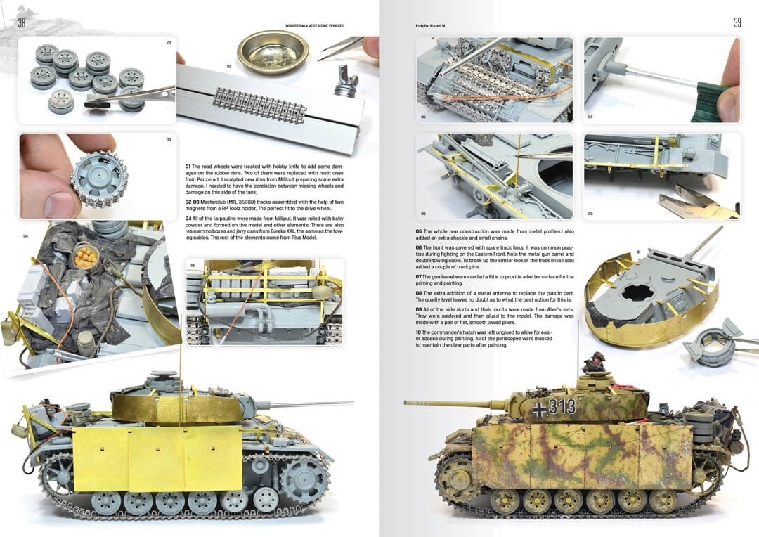 AK Interactive 514 WWII GERMAN MOST ICONIC SS VEHICLES. VOLUME 1 – image 6