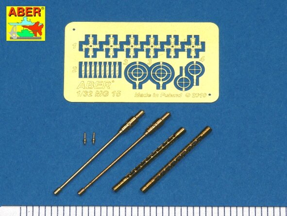 Aber A32001 Set of 2 barrels for German 7.92 mm MG 15 aircraft machine guns (1/32) – image 2