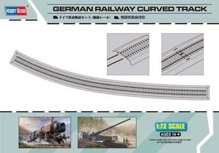 Hobby Boss 82910 Voie courbe de chemin de fer allemand (1/72)