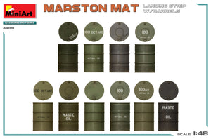 MiniArt 49019 PISTE D&amp;#39;ATTERRISSAGE MARSTON MAT avec BARILS 1/48 – image 5