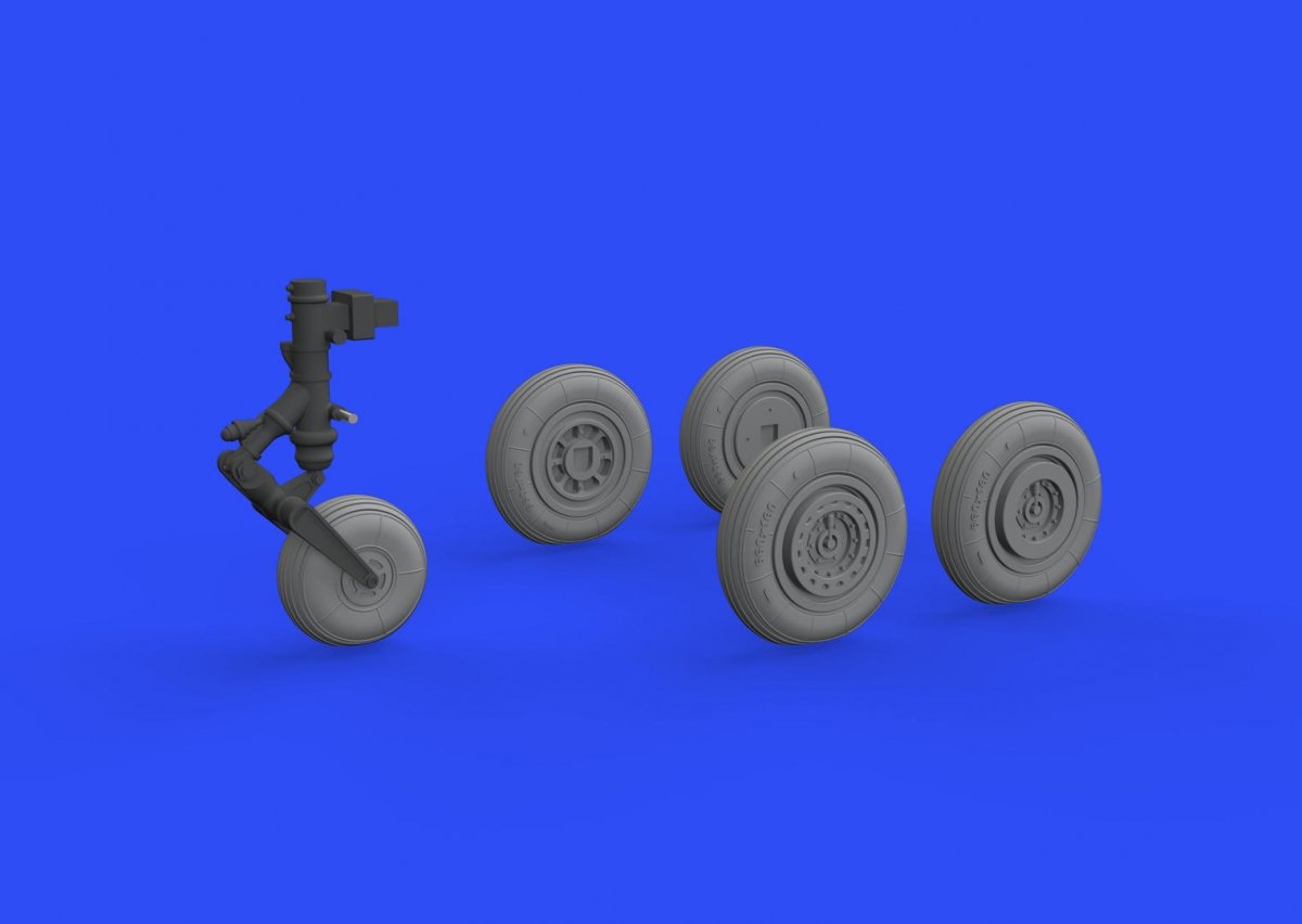 Eduard 672228 MiG-17 wheels 1/72 AIRFIX – immagine 2