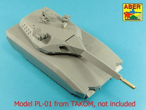 Aber 35L-299 Lufa 105mm do polskiego koncepcyjnego czołgu PL-01 (Takom) 1/35 – immagine 3