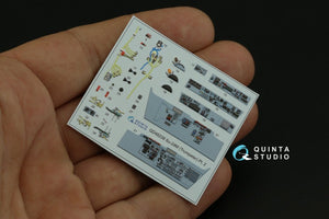 Quinta Studio QD48238 Su-24M 3D-Printed &amp;amp; coloured Interior on decal paper ( Trumpeter ) 1/48 – imagen 11