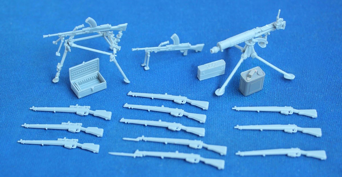 Riich Models RE30011 British Commonwealth Weapon Set B (1939-1945) 1/35 – immagine 2