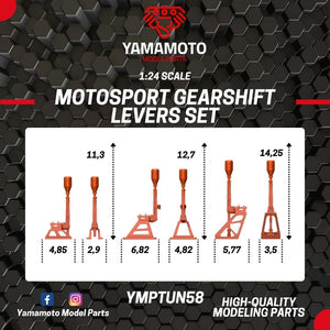 Jeu de leviers de vitesse Yamamoto YMPTUN58 1/24 – image 3