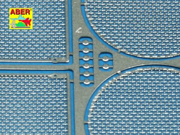 Aber 35G21 Grilles pour chasseur de chars allemand Jagdpanther Ausf.G1 début (1/35) – image 3