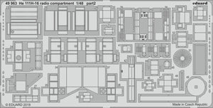 Eduard 49963 He 111H-16 radio compartment 1/48 ICM – immagine 2