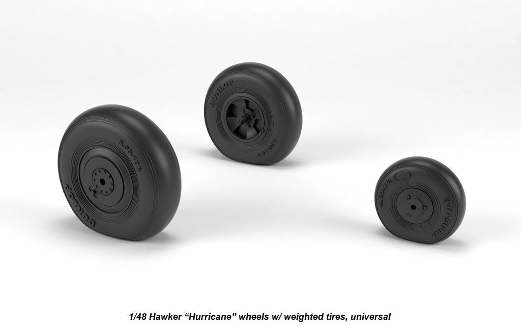 Armory Models AW48414 Hawker Hurricane wheels w/ weighted tires 1/48 – Bild 4