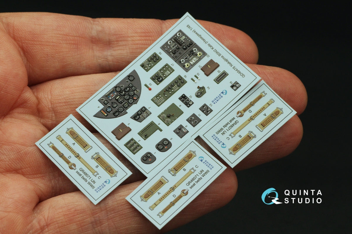 Quinta Studio QD48478 Nakajima B5N2 Kate 3D-Printed coloured Interior on decal paper (Hasegawa) 1/48 – Bild 3