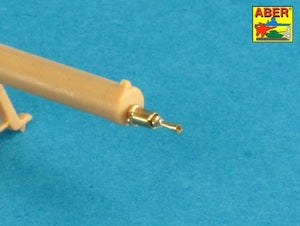 Aber 35L-171 Set of gun barrel tips for MG 08 x3 pcs. And barrel tips for MG 08/15 x 3 pcs. 1/35 – immagine 2