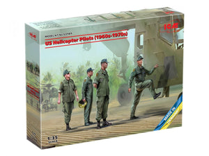 ICM 53101 Pilotes d&amp;#39;hélicoptères américains (années 1960-1970) 1/35  – image 2