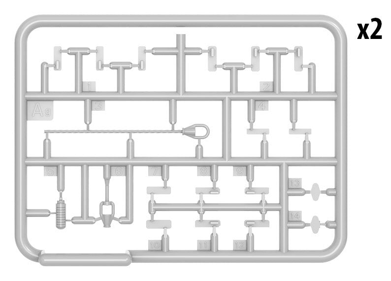 MiniArt 37045 KMT-7 MID TYPE MINE-ROLLER 1/35 – immagine 4