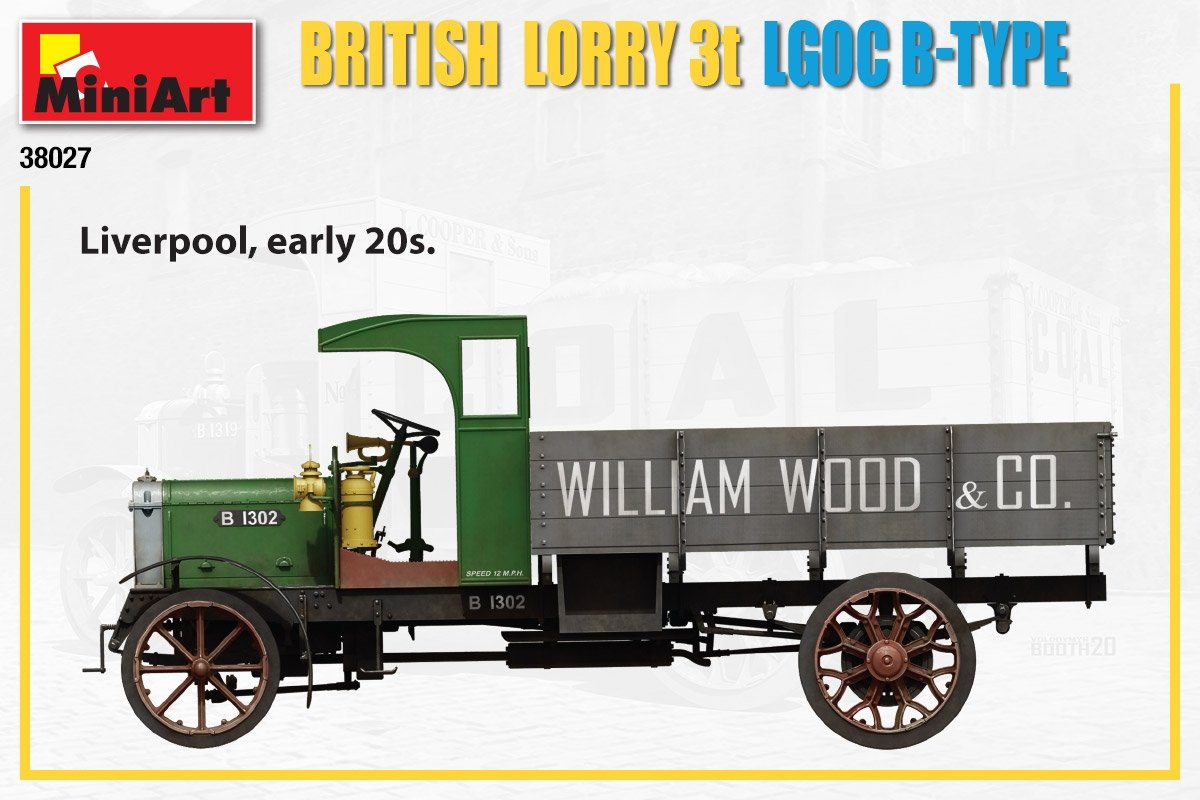 MiniArt 38027 CAMION BRITANNIQUE 3T LGOC B-TYPE 1/35 – image 4