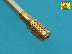 Aber 35l-232 10,5cm KwK L/70 barrel with perforated muzzle brake for German Pz.Kpfw. VII Lowe or VK 7201(K) 1/35 – Bild 5