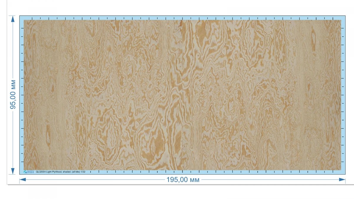 Quinta Studio QL32004 Light plywood, shaded 1/32 – imagen 11