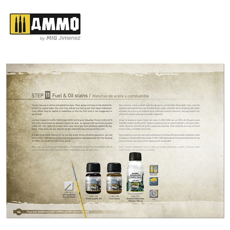 AMMO of Mig Jimenez 6015 ILLUSTRATED GUIDE OF WWII LATE GERMAN VEHICLES (English, Spanish) – Bild 5
