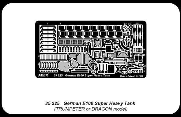 Aber 35225 German super heavy tank E100 1/35 – imagen 5