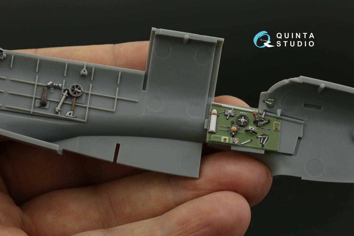 Quinta Studio QD48534 Fairey Fulmar Mk.II 3D-Printed &amp;amp; colored Interior on decal paper (Trumpeter) 1/48 – image 12