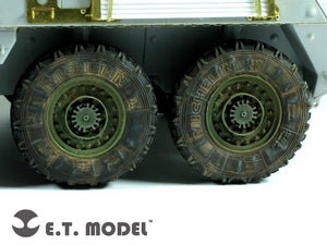 Roues de route lestées pour véhicule blindé Stryker de l&amp;#39;armée américaine, modèle ET ER35-010, pour maquette TRUMPETER au 1/35  – image 3