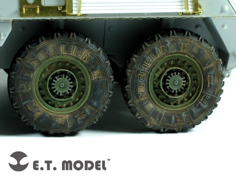 Roues de route lestées pour véhicule blindé Stryker de l&amp;#39;armée américaine, modèle ET ER35-010, pour maquette TRUMPETER au 1/35  – image 3