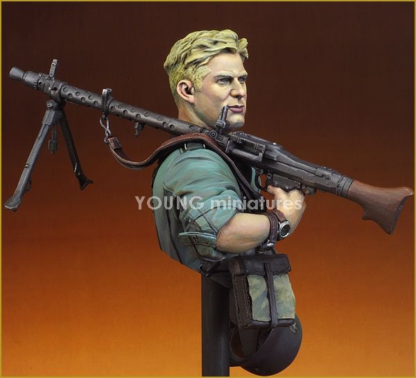 Young Miniatures YM1829 GERMANMG34 GUNNER 1941 1/10 – zdjęcie 8
