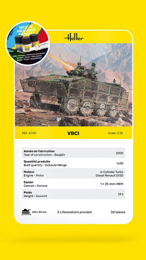 Heller 57147 VBCI - Starter Kit 1/35 – zdjęcie 6