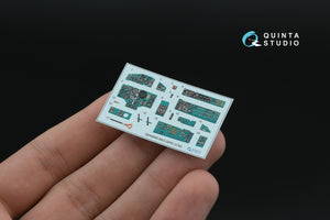 Quinta Studio QD+48560 MiG-25PD 3D-Printed &amp;amp; coloured Interior on decal paper (ICM) (with 3D-printed resin parts) 1/48 – immagine 3