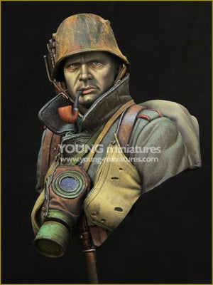Young Miniatures YM1857 GERMAN STORMTROOPER WWI 1/10 – Bild 2