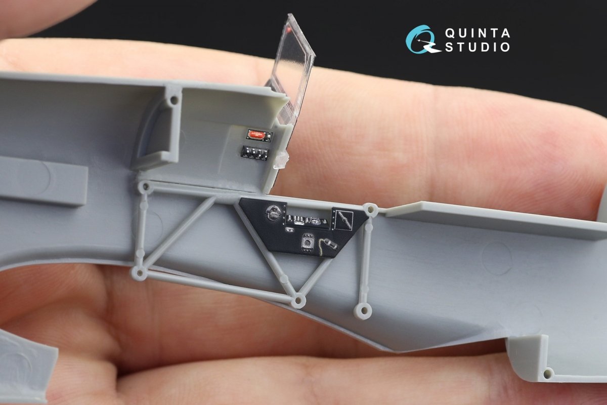 Quinta Studio QD48218 Hawker Typhoon Mk.1b early 3D-Printed &amp;amp; coloured Interior on decal paper ( Hasegawa ) 1/48 – zdjęcie 7