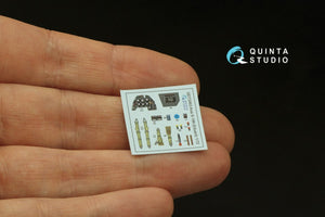 Intérieur imprimé en 3D et coloré sur papier décalcomanie Quinta Studio QD72063 Avia S-199 (Eduard) 1/72 – image 3