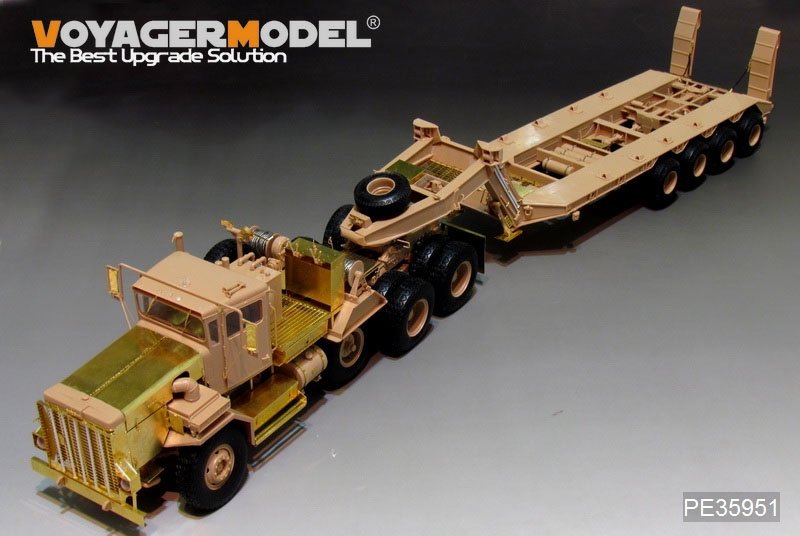Voyager Model PE35951 Modern US Army M911 C-HET &amp;amp;M747 Heavy Equipment Semi-Trailer For MENG SS-013 1/35 – zdjęcie 6