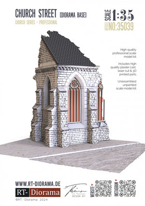 RT-Diorama 35039 Diorama Base: Church Street 1/35 – immagine 2