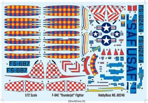 Hobby Boss 80246 F-84E Thunderjet Fighter 1/72 – immagine 2