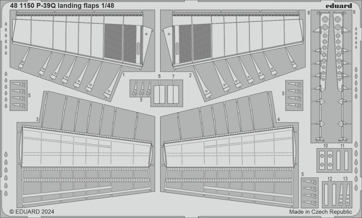 Eduard 481150 P-39Q landing flaps ARMA HOBBY 1/48