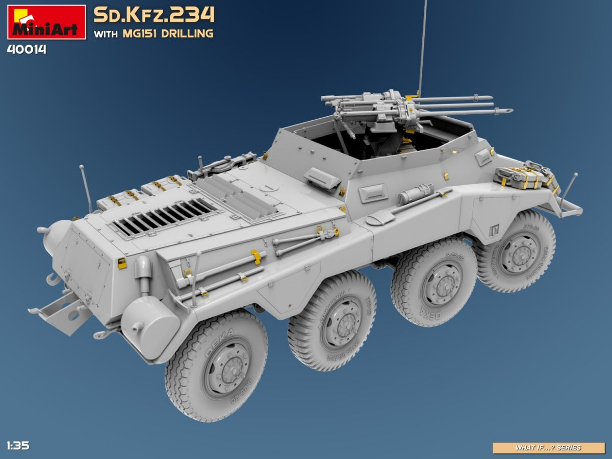 MiniArt 40014 Sd.Kfz.234 WITH MG151 DRILLING 1/35 – zdjęcie 9
