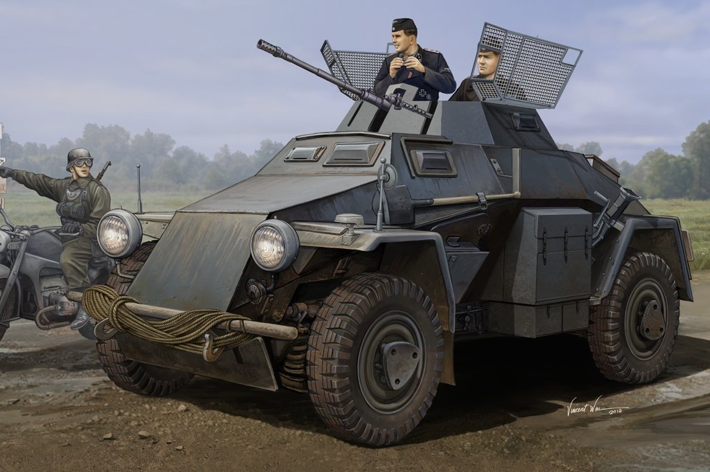 Hobby Boss 83816 German Sd.Kfz.222 Leichter Panzerspahwagen 1/35