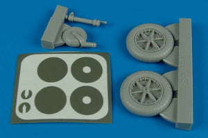 Aires 2138 Bf 109F wheels &amp;amp; masks 1/32 Trumpeter