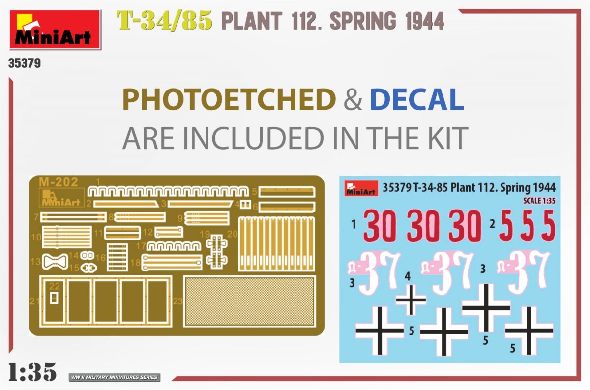 MiniArt 35379 T-34/85 PLANT 112. SPRING 1944 1/35 – image 11
