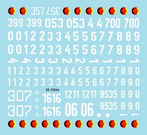 Star Decals 35-C1344 DDR - NVA 3. Numéros et insignes de la Nationale Volksarmee est-allemande 1/35 – image 3
