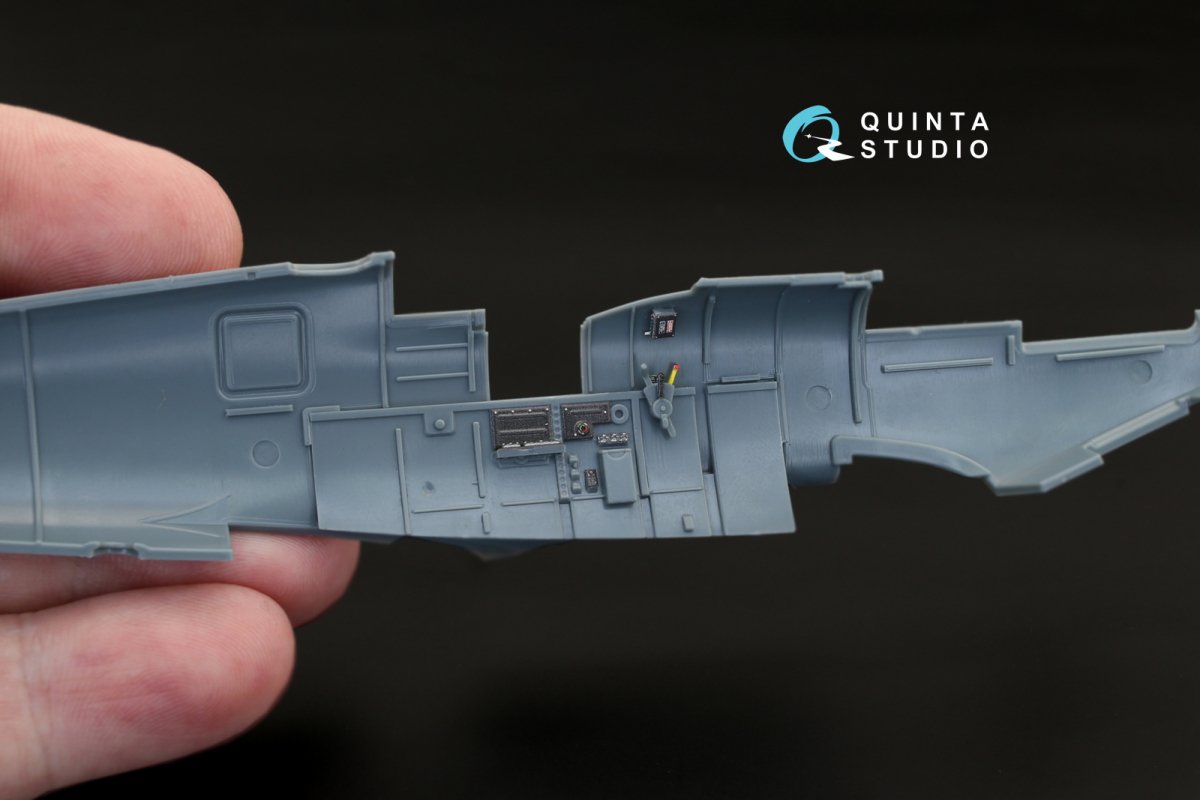 Quinta Studio QD48119 Spitfire Mk.IX 3D-Printed &amp;amp; colored Interior on decal paper (for Eduard kit) 1/48 – image 4