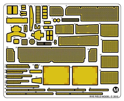 Modèle Rye Field 5004 Char de combat principal américain M1A2 SEP Abrams TUSK I / TUSK II / M1A1 TUSK – image 4