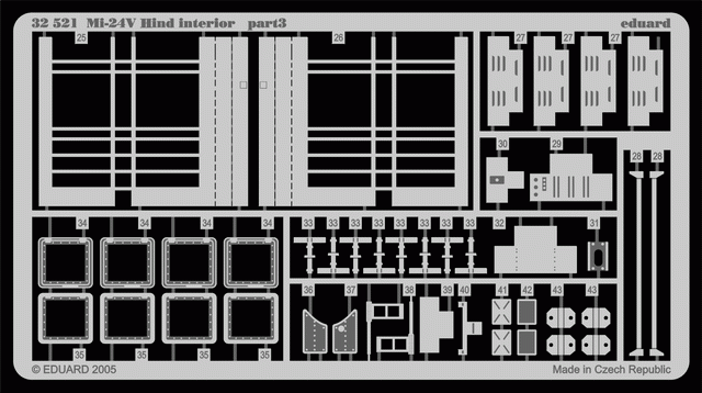 Eduard 32521 Mi-24V Hind intérieur 1/35 TRUMPETER – image 2