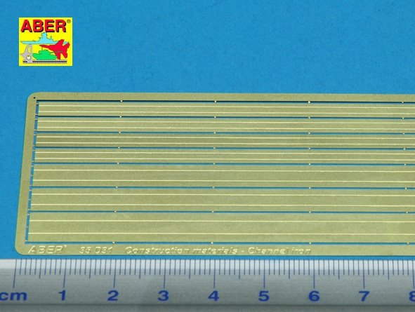 Aber 35D31 Constructions materials - channel irons 1/35 – immagine 2
