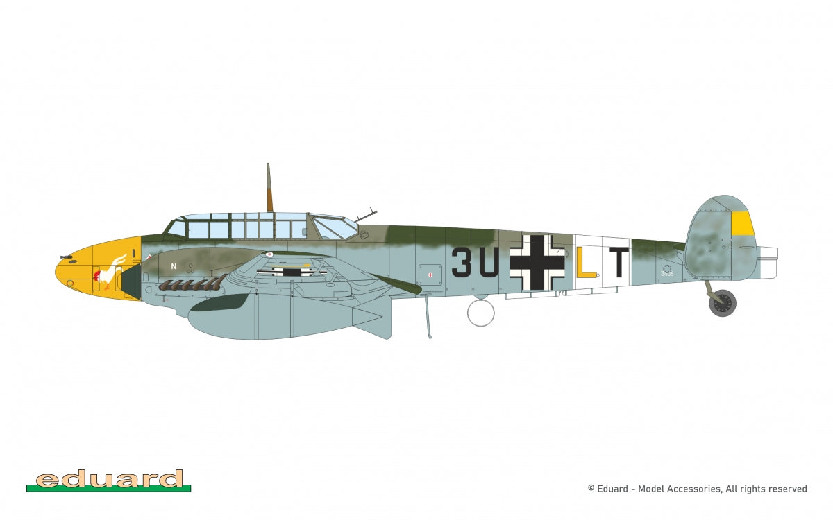 Eduard 8409 Bf 110D 1/48 – immagine 5