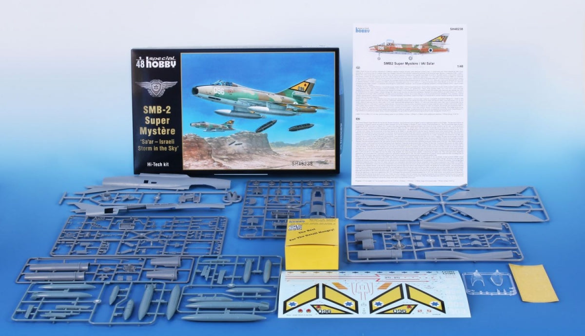 Special Hobby 48238 Dassault SMB-2 Super Mystere / Sa&amp;#39;ar - Israeli Storm in the Sky (Hi-Tech Kit) 1/48 – Bild 2