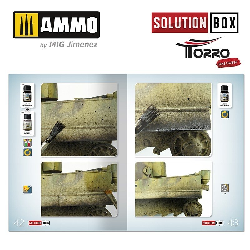 AMMO of Mig Jimenez 2414300000 SOLUTION BOX – WWII GERMAN TANKS – immagine 7