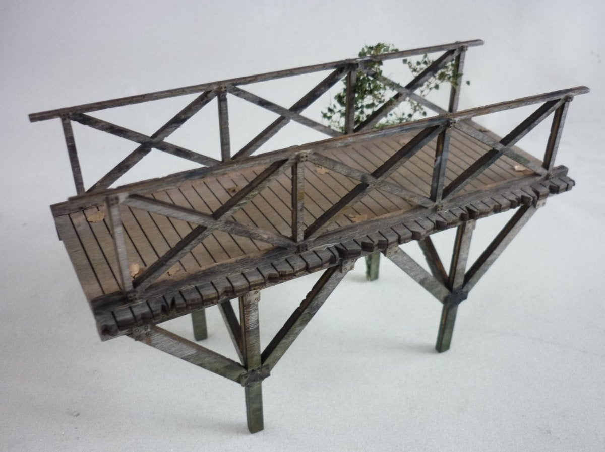 RT-Diorama 35518 Wooden bridge (small) 1/35 – immagine 4