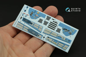 Quinta Studio QD32095 Su-30SM 3D-Printed &amp;amp; coloured Interior on decal paper (conversion for Trumpeter Su-30MKK ) 1/32 – immagine 6